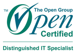 The Open Group Open Certified Distinguished IT Specialist badge